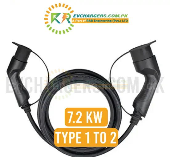 7.2 KW Single-Phase Type1 to type 2 cable UK