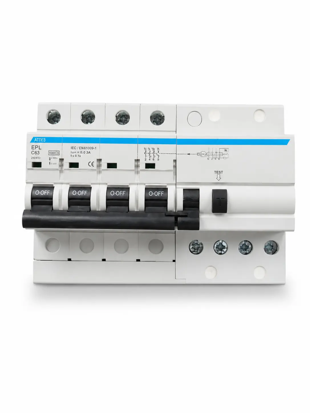 Terasaki EPC C63 63A RCBO